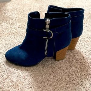 Apt. 9 Blue Suede Boots